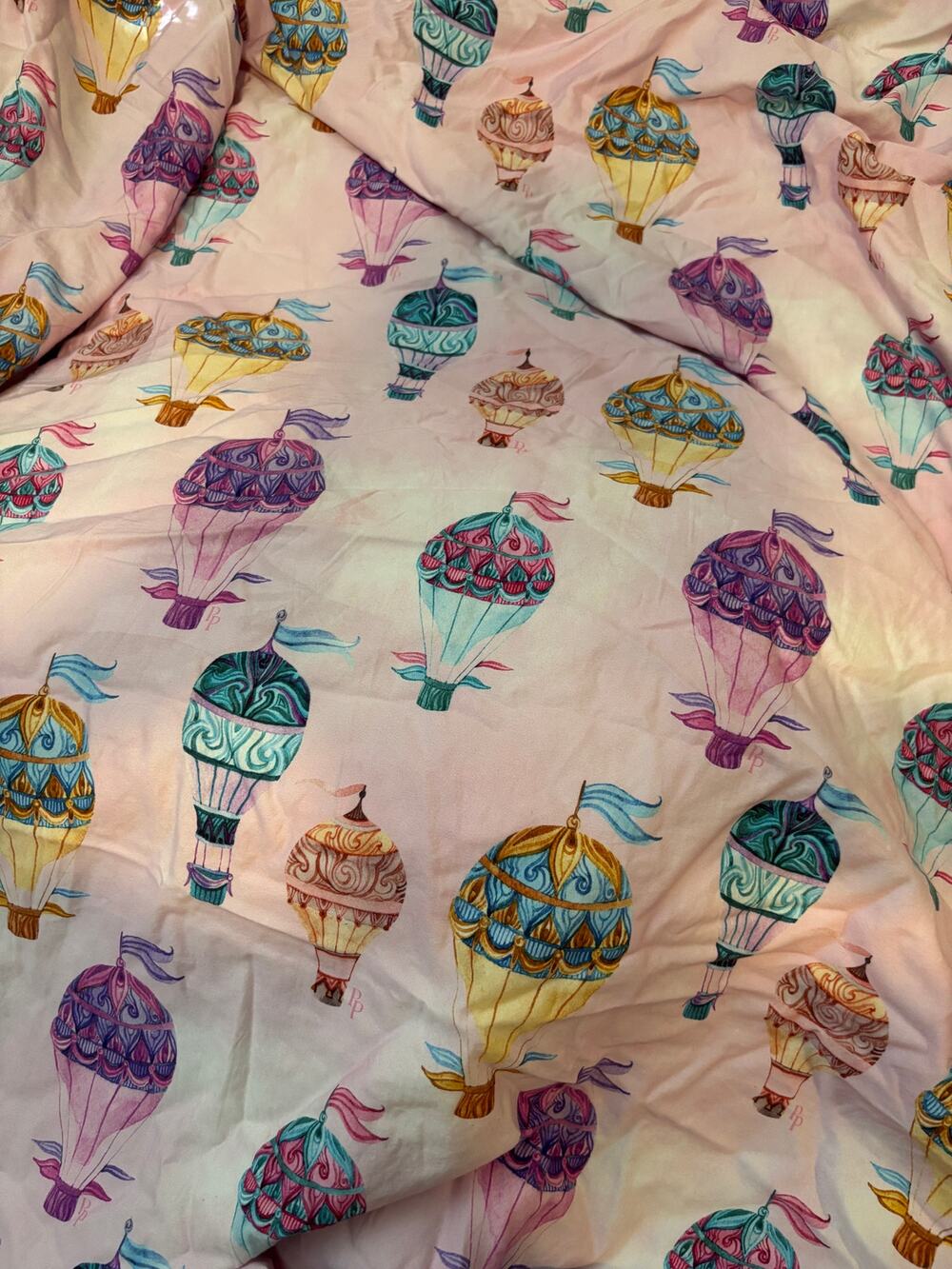Posh Peanut Twin Hot Air Balloon Sheet Set